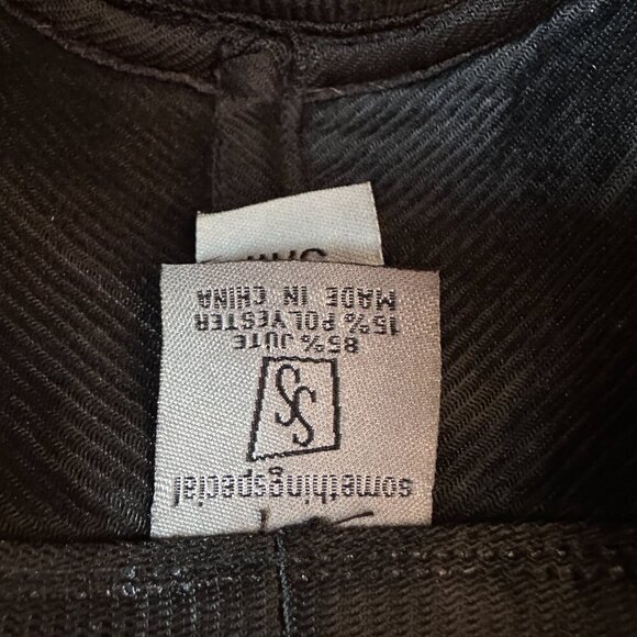 CLASSIC JUTE PANAMA HAT WITH CONTRASTING BAND, BLACK COLOR - Picture 8 of 8